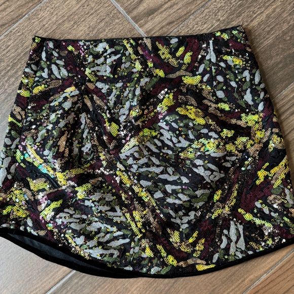 Zara Sequin Mini Skirt - Picture 3 of 4